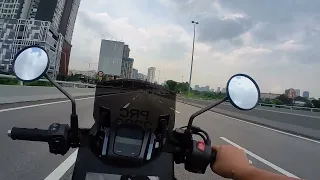 WMOTO ARIIC Gemma 125 Malaysia - Bangsar South to Puchong via NPE