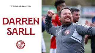 Maidstone United 1-2 Woking | Darren Sarll Interview