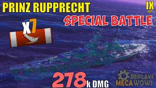 Prinz Rupprecht 7 Kills & 278k Damage | World of Warships Gameplay