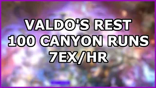 100 Canyon Maps Results   Valdo's Rest Map Strategy