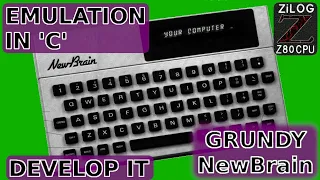 Grundy NewBrain Emulation In ANSI C