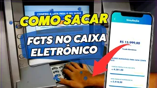 🟢SAIBA Como sacar FGTS  no caixa eletrônico – LIBERADO saque fgts 2023