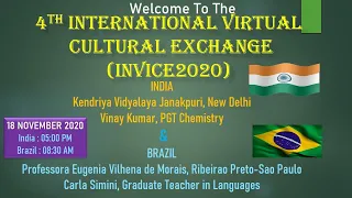 4th International Virtual Cultural Meet 2020 - India & Brazil