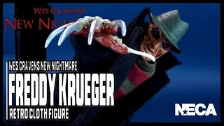 NECA Wes Craven's New Nightmare Retro Cloth Freddy Krueger | Video Review HORROR