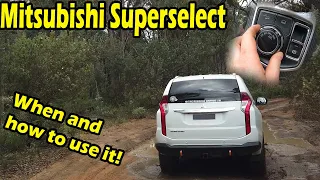 Mitsubishi SuperSelect Explained - How To and When To Use It.