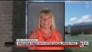 Teacher fired over racist Facebook comments