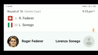 Roger Federer vs Lorenzo Sonego Live WIMBLEDON 2021 🔴 Federer vs Sonego