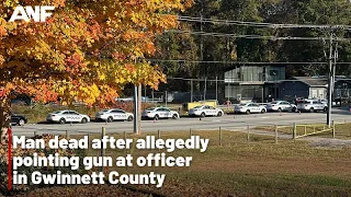Man dead after allegedly pointing gun at officers in Gwinnett County