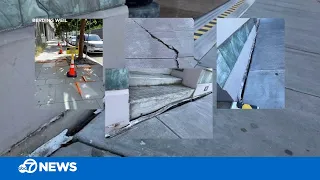 The streets and sidewalks in this San Francisco neighborhood are sinking