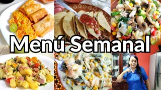 5 RECETAS FÁCILES PARA TU MENÚ SEMANAL #recetafacil #viral