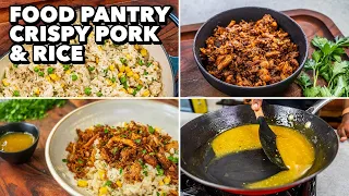 Food Pantry: Turning Canned Goods into Crispy Pork & Rice Recipe