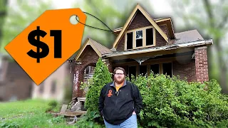 What a $1 Abandoned Detroit House Looks Like