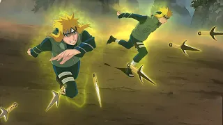 Minato Activa el Modo Dios Trueno Volador Más Fuerte Para Matar a 1000 Ninjas en la 3ra Guerra Ninja