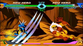[TAS] Wolverine VS Sabretooth (X-Men VS Street Fighter EX)