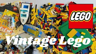 Large Bulk Lot of Vintage LEGO and Manuals