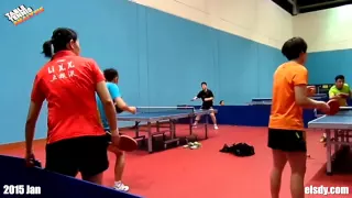 Table Tennis Training - China Table Tennis Team in Dubai