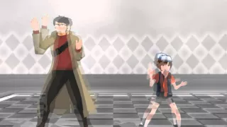 MMD Gravity Falls (Dipper Pines Vs Stanford Pines) -Dancing-Little Apple-