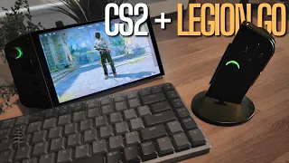 CS2 on the Legion Go using FPS Joystick Mode  This is TOO FUN