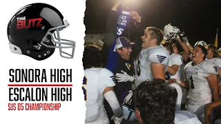 SJS Division 5 Championship: Sonora vs Escalon | The Blitz Season 10