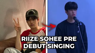 RIIZE Sohee (pre debut) singing  "Still Here" by Jung Seung Hwan in his heaven like voice