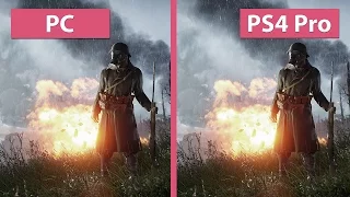 4K UHD | Battlefield 1 – PC Max 4K vs. PS4 Pro 4K Mode Graphics Comparison