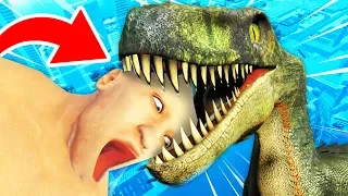 SPACE DINOSAUR EATS ME IN WEIRDEST VR GAME EVER (Mosh Pit Simulator Virtual Reality Funny Gameplay)