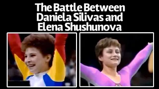 Silivas outscores Shushunova {1988 Olympic All-Around} but wins silver