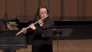 Flute Solo, Telemann's Fantasia #10 in f-sharp minor, 4K