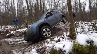 Осенняя прогулка по лесу Duster, Cherokee ,Pajero, Нива.