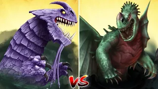 PURPLE DEATH Vs GREEN DEATH - Dragons: Rise of Berk