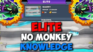 Lych Elite ||  No Monkey Knowledge + No Hero || Voice-Commentary || BTD6