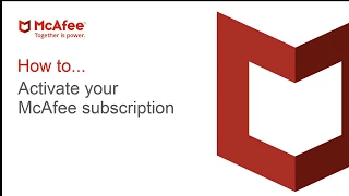 How to activate your McAfee Antivirus Product Key, Account Activation Support