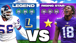 Legends vs. Rising Stars, But It's Madden