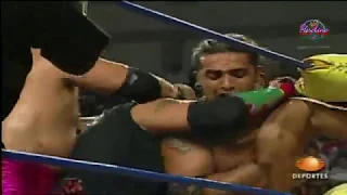 Lucha Libre AAA - Aguascalientes 2007 - Los Guapos VIP Vs Los Mexican Powers