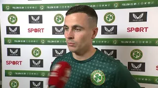 Josh Cullen after Ireland's 2-0 defeat to Greece