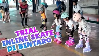 LATIHAN SEPATU RODA DI BINTARO SERU BANGET! #sepaturoda #inlineskate