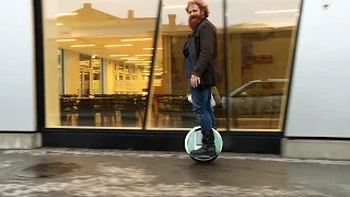 «Tormund Giantsbane» braving the ice on an airwheel