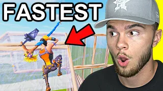 Reacting To The FASTEST Fortnite Builder EVER!
