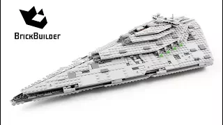 Lego Star Wars 75190 First Order Star Destroyer - Lego Speed Build