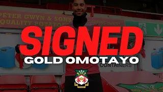 SIGNED | Wrexham Sign Gold Omotayo