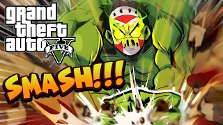 HULK VS MEGALODON & ABOMINATION! - GTA 5 Mods