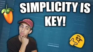 How to Make SIMPLE but FIRE Trap Beats - FL Studio Beatmaking