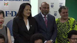 Fijian Minister officiates granting of loan by FDB to South Pacific Business Development