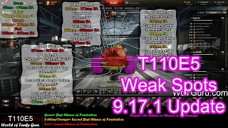 T110E5 Weak Spot Guide | 9.17.1 Update | World of Tanks