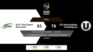 L1BM 2023-2024: Total Sport București - Universitatea Cluj-Napoca