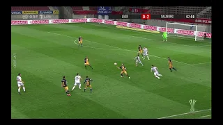 Zlatko Junuzovic amazing no-look laser pass leads to a penalty in cup final vs LASK