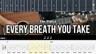 Every Breath You Take - The Police | EASY Guitar Lessons TAB for Beginners - Guitar Tutorial