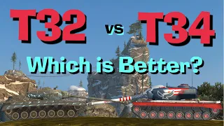 WOT Blitz Face Off || T32 vs T34