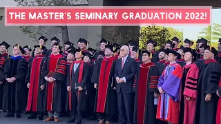 John MacArthur : The Master's Seminary Graduation 👨‍🎓 2022! Full Video