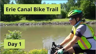 Cycling the Erie Canal Bike Trail 358 Miles - Day 1 - Lockport to Brockport New York